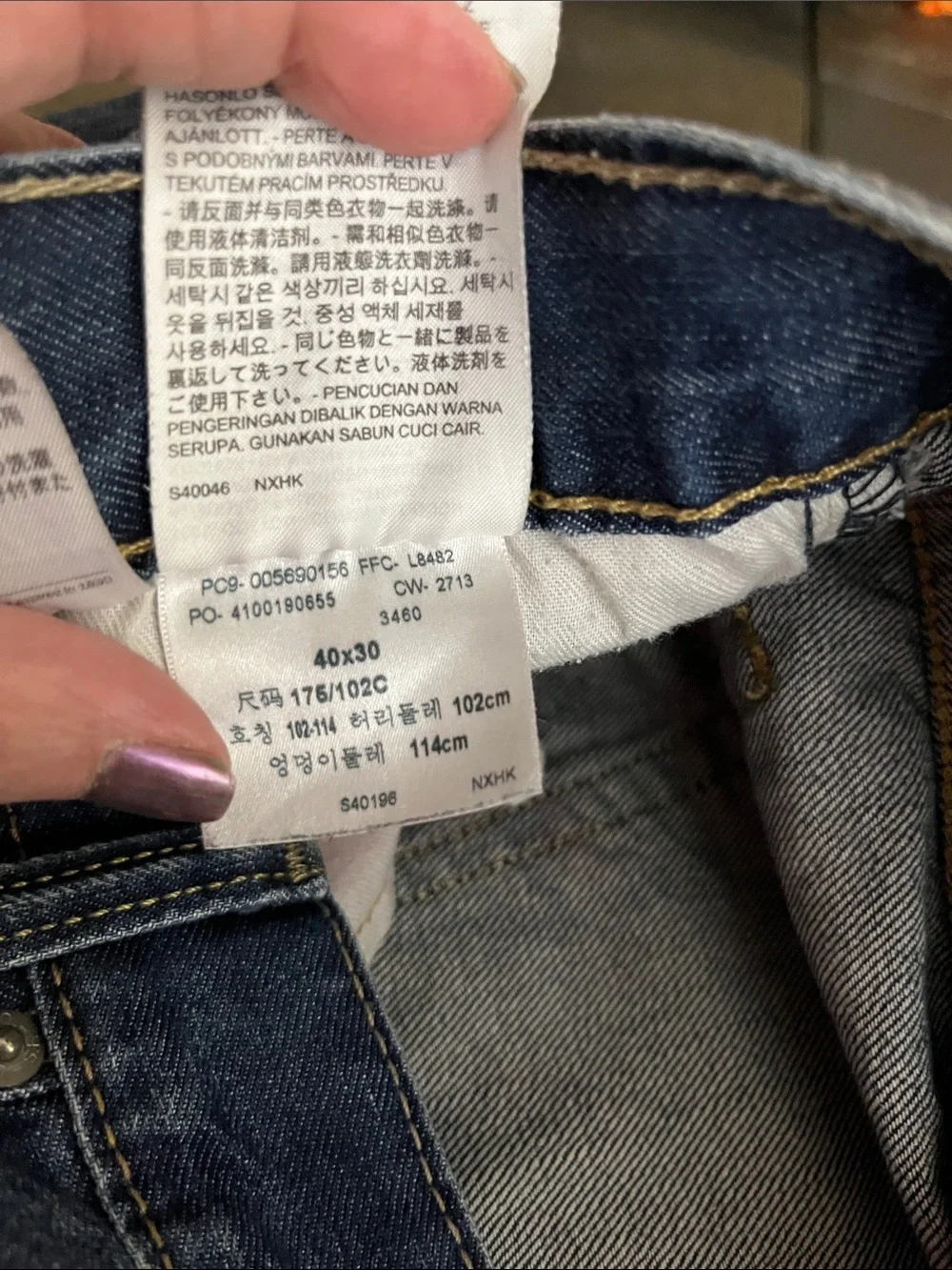 Levi's 569 Men's Medium Blue Loose Fit Straight Jeans
